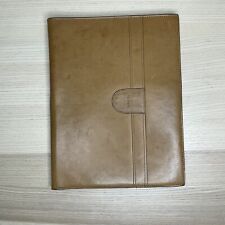 Hartmann Belting Leather Executive Writing Folio Legal Pad Holder Office Brown