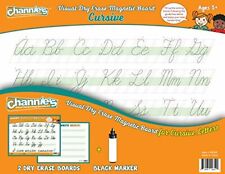 Dry Erase Magnetic 2 Pak Channies Quick Amp Neat Cursive Handwriting Board Size 8