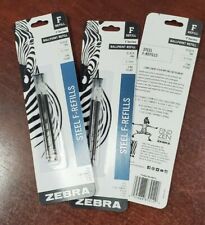 6 Refill F Refill For Zebra F 301 F301 F 402 F 701 Stainless Steel Pen Black 07