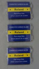 3 Pack Roland Blade Cemented Carbide For Vinyl Film Offset 025mm 05mm 30