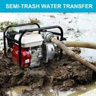 2 Gas Water Pump Semi Trash Pump 6.5 Hp 2 Inch Inlet Outlet Npt New Pool Marine