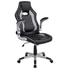 High Back Office Chair Ergonomic Swivel Desk Chair Executive Gaming Chair Grey