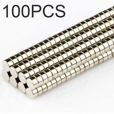 100pcs Strong Magnets N50 Round Size Disc 2mm X 1mm Rare Earth Neodymium Magnet