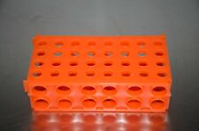 Labgene Orange Polypropylene Medium 4 Way Flipper Interlock Tube Rack