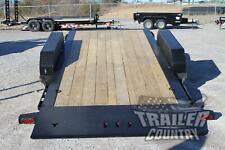 New 7 X 20 14k Heavy Duty Low Profile Tilt Deck Flat Bed Equipment Trailer