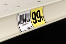Supermarket Clear Plastic Shelf Strips Chips For Price Tags 25