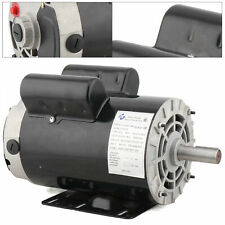 New Listing5 Hp Air Compressor Electric Motor Single Phase 3450 Rpm 60hz Frame 78 Shaft