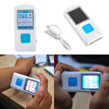 Handheld Pm10 Portable Ecg Ekg Machine Heart Rate Beat Monitor Bluetooth Lcd Fda