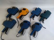 Lot Of 7 Motex Mx Series 2 Line And 1 Line Price Gun Labelers