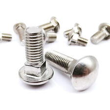 M4 M12 Stainless Steel Truss Round Head Square Neck Carriage Screw Coach Bolt