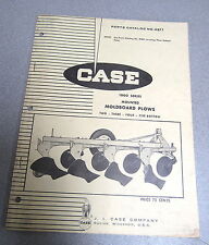Case 1000 Series Mounted Moldboard Plow Parts Catalog Manual A877 1968