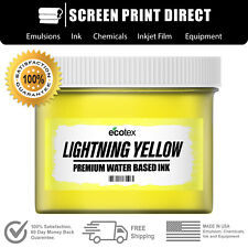 Ecotex Fluorescent Lightning Yellow Water Based Ready To Use Discharge Ink 5gal