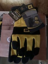 Caterpillar Cat Split Leather Lined Insulated Winter Work Gloves Large