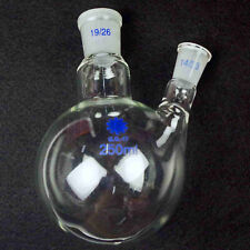 250ml 1914 Centralbranch Joint 2 Neck Round Bottom Lab Glass Boiling Flask