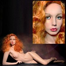 Greneker Vintage Female Mannequin Full Realistic Movable Glass Eyes Laying Rare