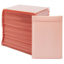 Light Pink Poly Bubble Mailers Self Adhesive Envelopes 6 X 10 In 50 Pack