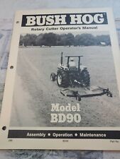 Bush Hog Model Bd90 Rotary Cutter Operators Manual