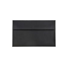 Jam Paper A9 Invitation Envelopes 575 X 875 Black Linen Bulk 250box