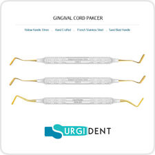 Cord Packer Dental Instruments Non Serrated Set Of 3