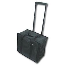 1 Rolling Soft Side Jewelry Travel Carrying Display Case With Pullout Handle