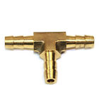 18 Hose Barb Tee Brass Pipe 3 Way T Fitting Thread Gas Fuel Water