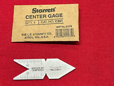 Starrett C391 Center Gage In Stock