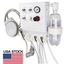 Portable Dental Turbine Unit With Weak Suction Work With Air Compressor Us Stock