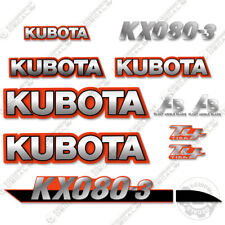 Kubota Kx080 3 Decal Kit Mini Excavator Replacement Decals Kx 080 3