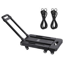440lbs Cart Folding Dolly Collapsible Trolley Push Hand Truck Moving Warehouse