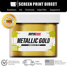 Ecotex Metallic Gold Premium Plastisol Ink For Screen Printing All Sizes