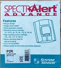 System Sensor Spectralert Advance P2r Red Hornstrobe Fire Alarm