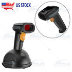 Automatic Wirelesswired Bluetooth Barcode Scanner Gun With Usb Cable Stand New