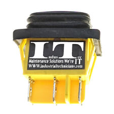 Industec Dpdt 20a 6 Pin On Off On Momentary Rocker Waterproof 12v See Video