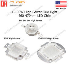 1w 3w 5w 10w 20w 30w 50w 100w Blue 460 470nm High Power Led Chip Cob Lamp Beads