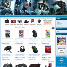 Video Game Store Work From Home Advance Affiliate Business Website For Sale