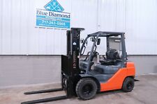 Toyota Forklift 8fgu25 5000 Pneumatic Lp Gas Triple Ss Only 94 Hours