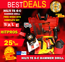 Hilti Te 6 C Hammer Drill Preowned Free Angle Grinder Fast Ship