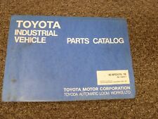 Toyota 42 6fgu15 Amp 42 6fgu18 Forklift Lift Truck Parts Catalog Manual