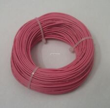 22 Awg Tinned Copper Stranded Hook Up Wire 100 Feet Pink Ul1007