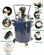 5gal Pressure Feed Paint Pot Tank Spray Gun Sprayer Regulator Air Agitator141020