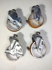 Colson Industrial 4 Metal Casters Set Of 4 Two Locking Wheel Two Non Locking