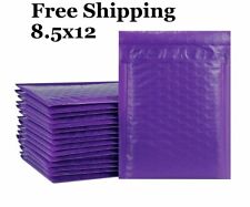 1 300 2 85x12 Purple Color Poly Bubble Mailers Fast Shipping