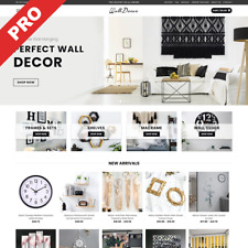 Wall Decor Store Dropshipping Business Premium Ecommerce Website For Sale