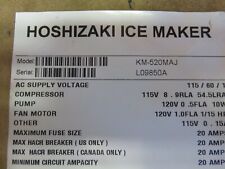 Hoshizaki Km520maj Ice Machine Condenser Fan Blade