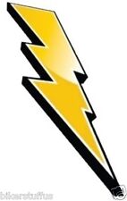 Lightning Bolt Right Hard Hat Sticker Toolbox Sticker Yellow Helmet Sticker