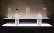40 2 Step Led Lighted Glowing Liquor Bottle Display Shelf Home Back Bar Rack