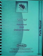 Oliver 20k Cletrac Crawler Parts Manual Catalog