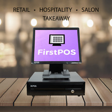 Firstpos 17in Touch Screen Pos Epos Cash Register Till System Retail Restaurant