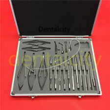 21pcsset Stainless Steel Ophthalmic Cataract Eye Micro Surgical Instruments