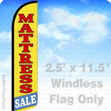 Mattress Sale Windless Swooper Feather Flag Banner Sign 3x115 Yz